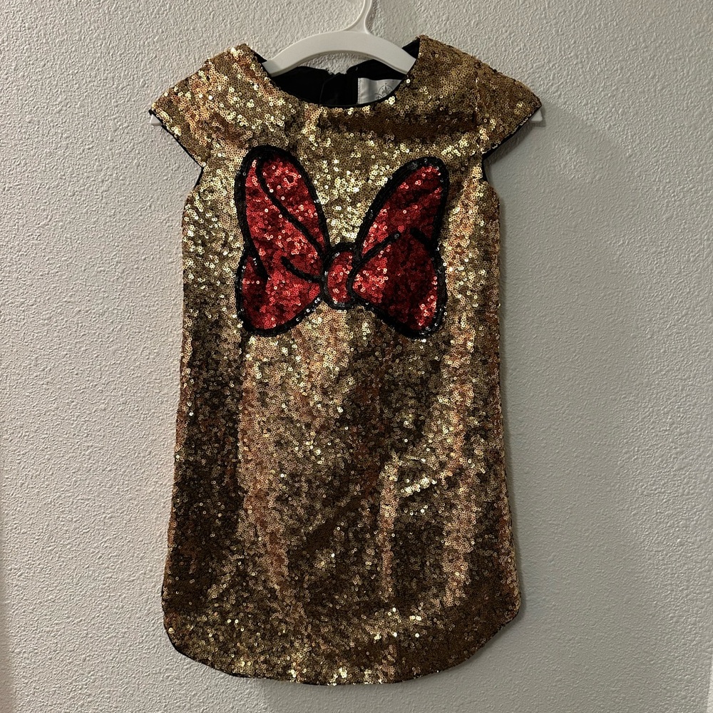 Disney Gold Sequin dress